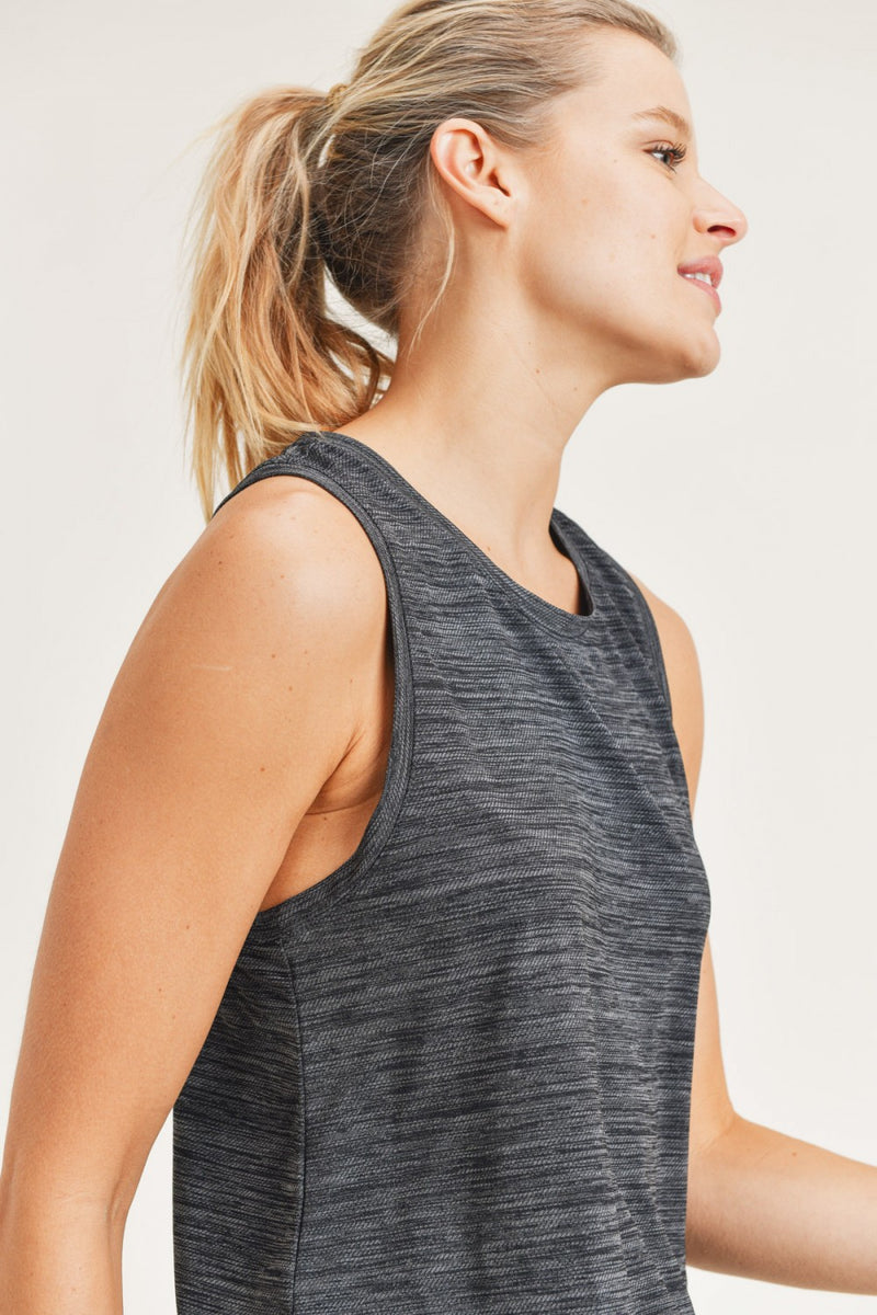 Two-Tone Essential Racerback Tank Top (AT3089)