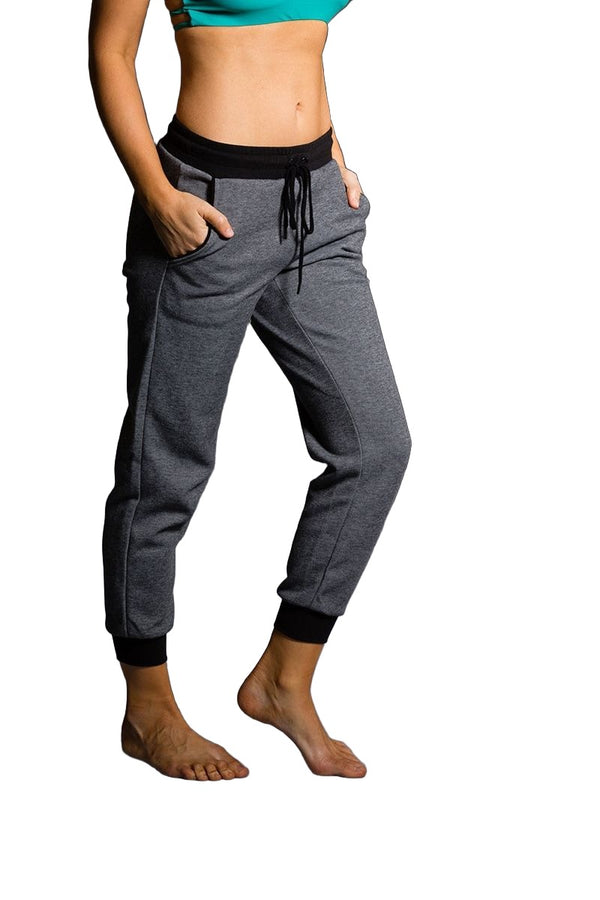 Onzie Yoga Sweat Pant 2004 - Charcoal - front view