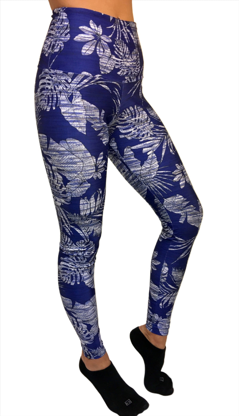 Onzie Hot Yoga High Rise Legging 228 Plumage - front view