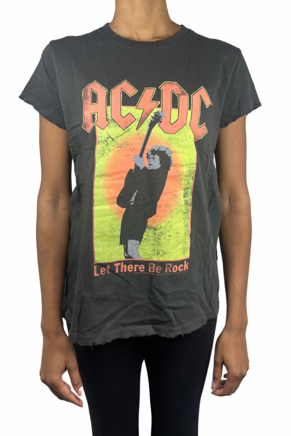 AC DC Let There be Rock European Tour Tee Shirt by Junk Food