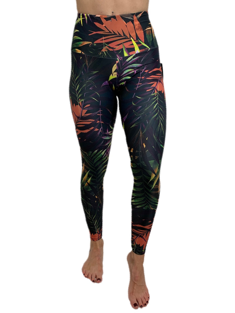 Onzie Flow Highrise Basic Midi 2029 7/8 legging - All Night Long - front view