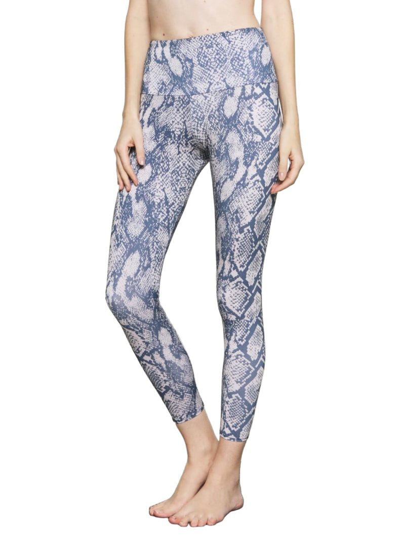 Onzie Hot Yoga High Rise Legging 228 and Plus - Slither - Front View
