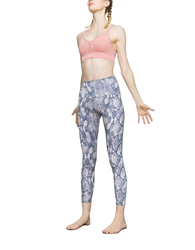 Onzie Hot Yoga High Rise Legging 228 and Plus - Slither - Full Rear View