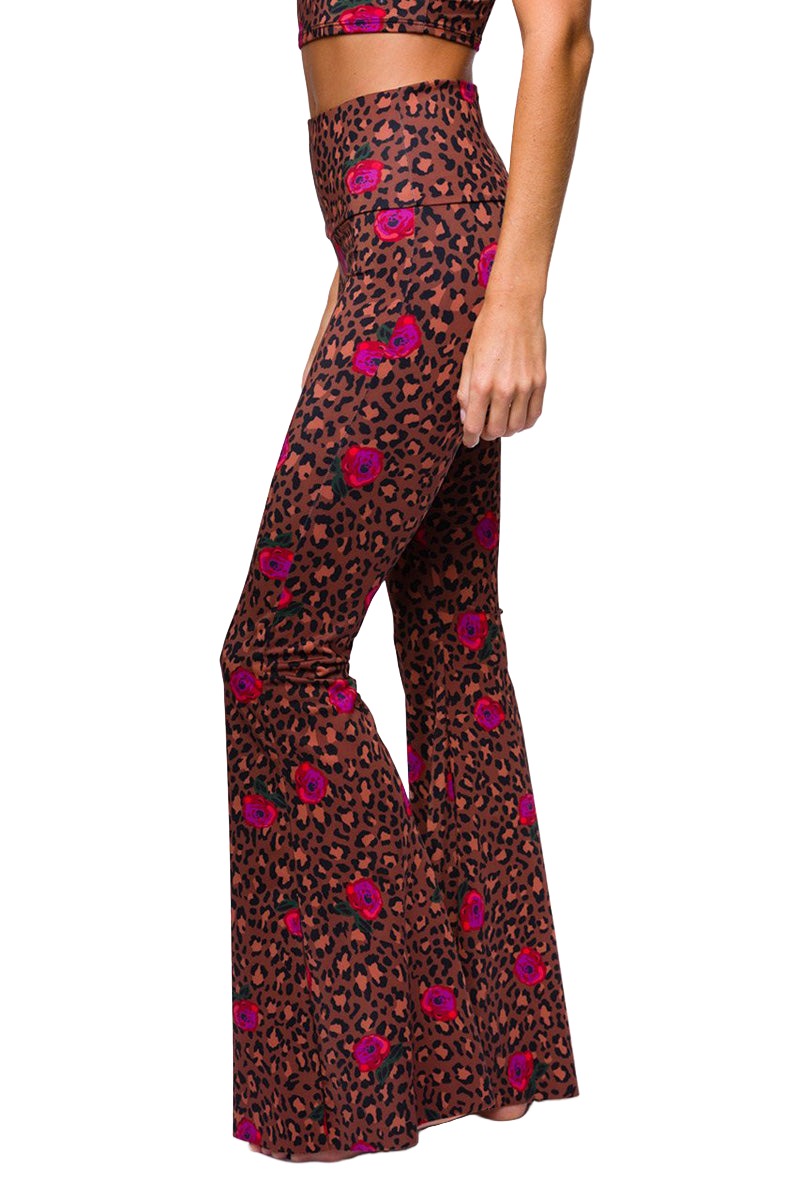 Onzie Flare Pant 2045 - Pretty Wild - side view
