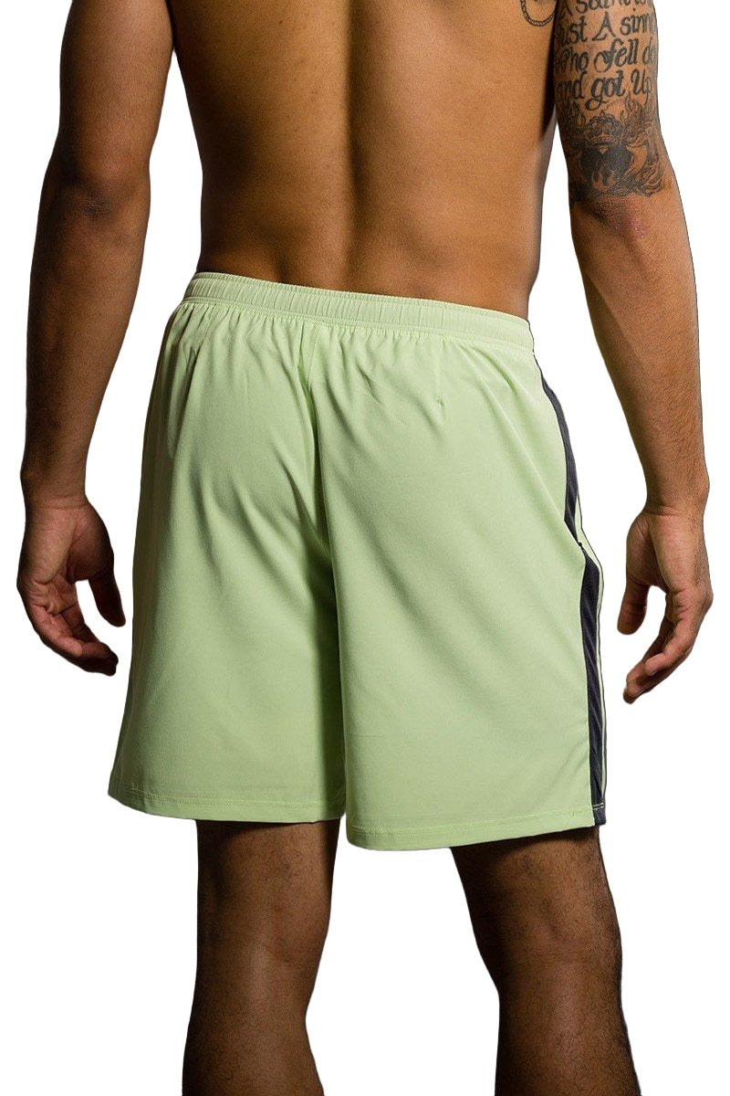 Onzie Yoga Mens Core Shorts 511 Margarita - rear view