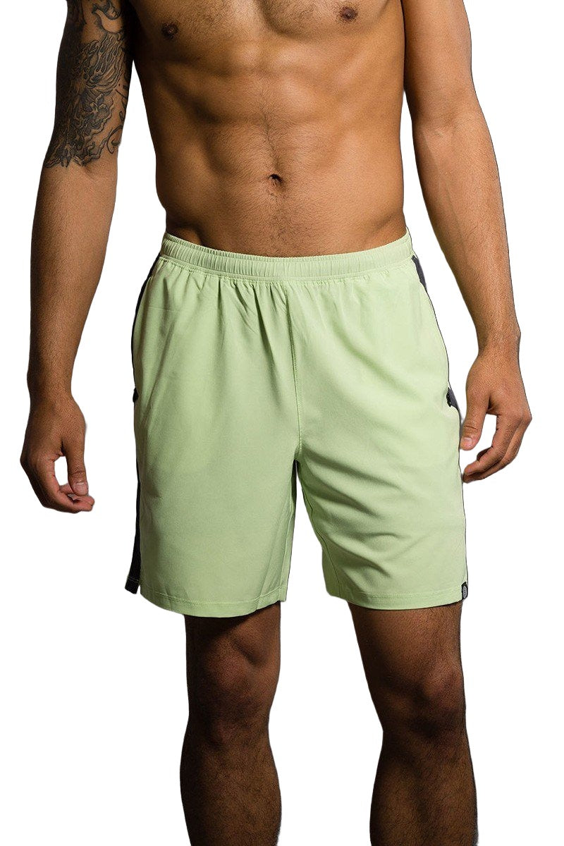 Onzie Yoga Mens Core Shorts 511 Margarita - front view