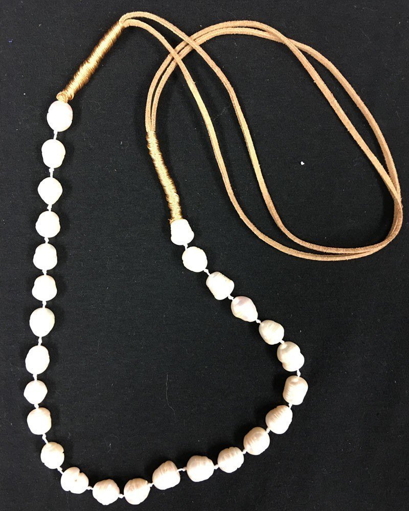 Fresh Water Pearl Necklace - White