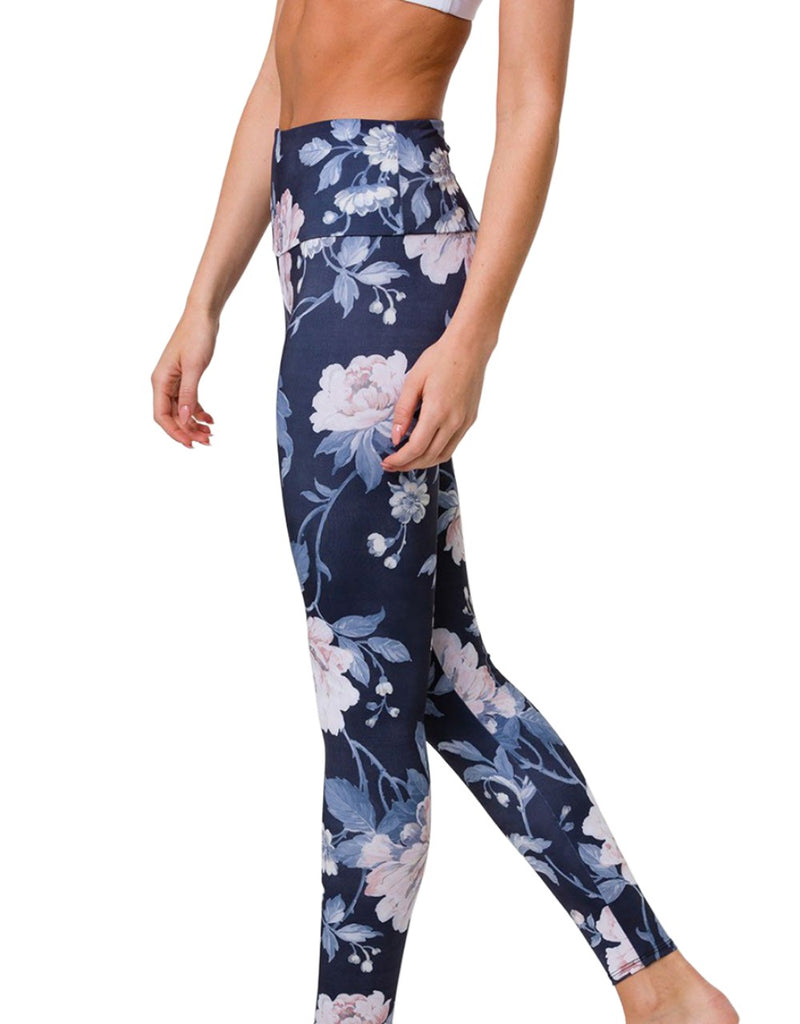 Onzie Hot Yoga High Rise Legging 228 - Enchanted - side view