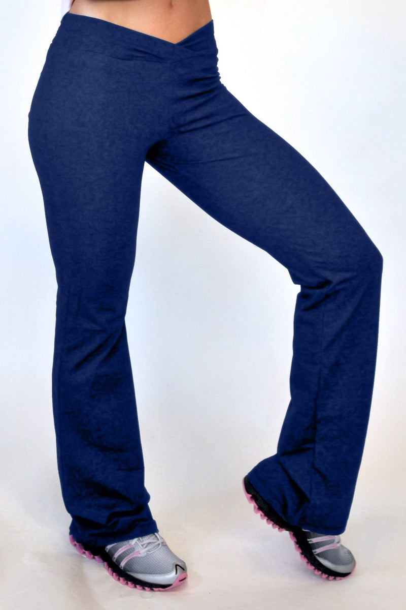 One Step Ahead V Straight Leg Pant 260 - navy  - side view