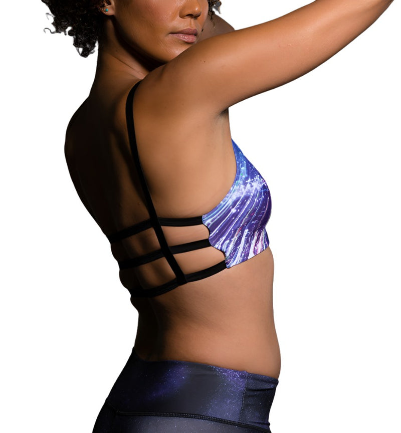 Onzie Cage Back Bra 382 - City of Angels - Side View