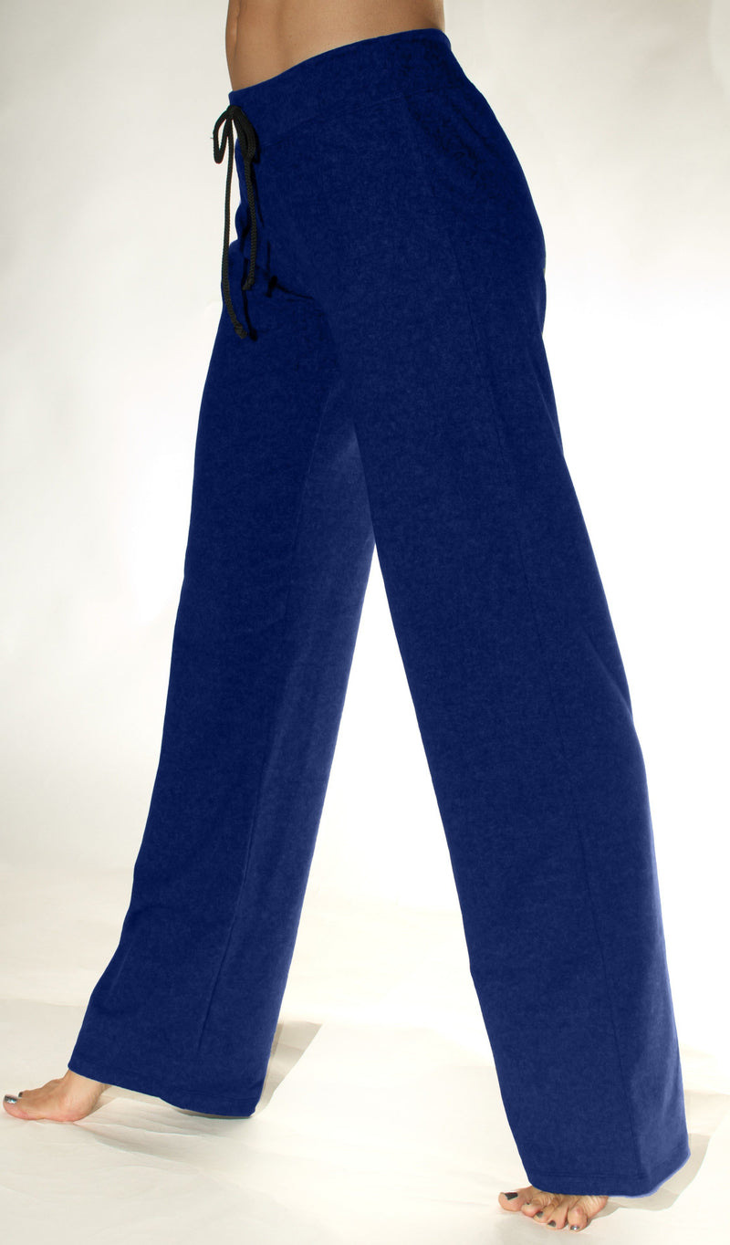 One Step Ahead Loose Drawstring Pant 248  - Navy - side view