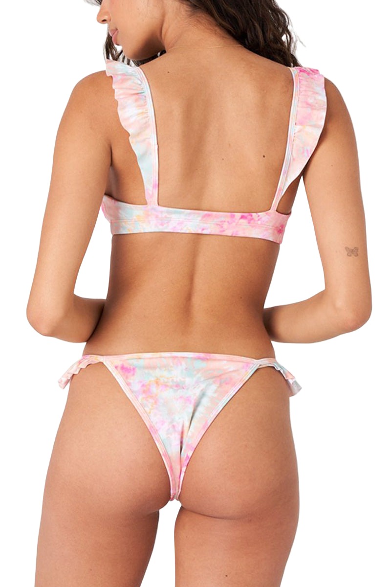 Onzie Yoga Le Femme Swim Top 600 - Roses All Day - Back View