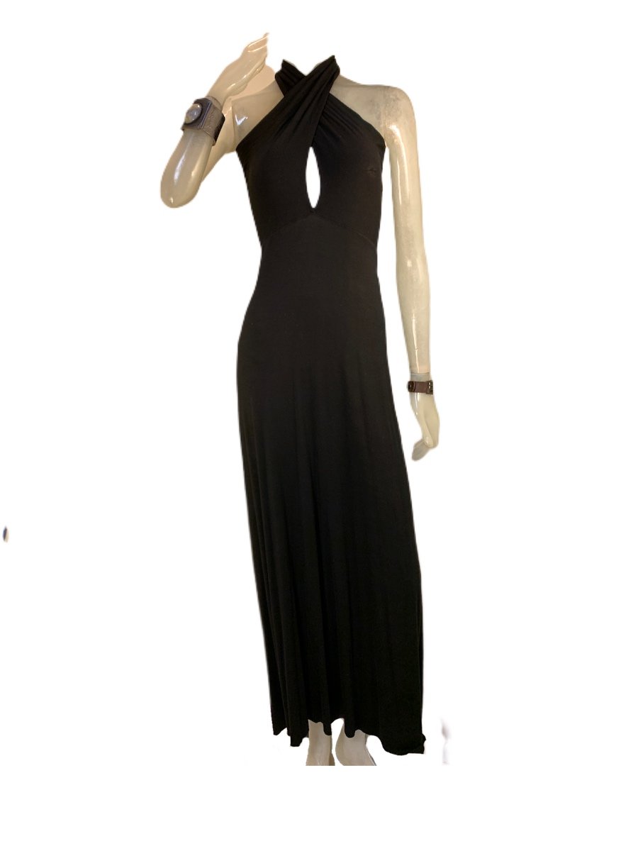 E-Motions Halter Syle Maxi Dress | Fitness Fashions Black / L E-Motions Halter Syle Maxi Dress | Fitness Fashions Black / L