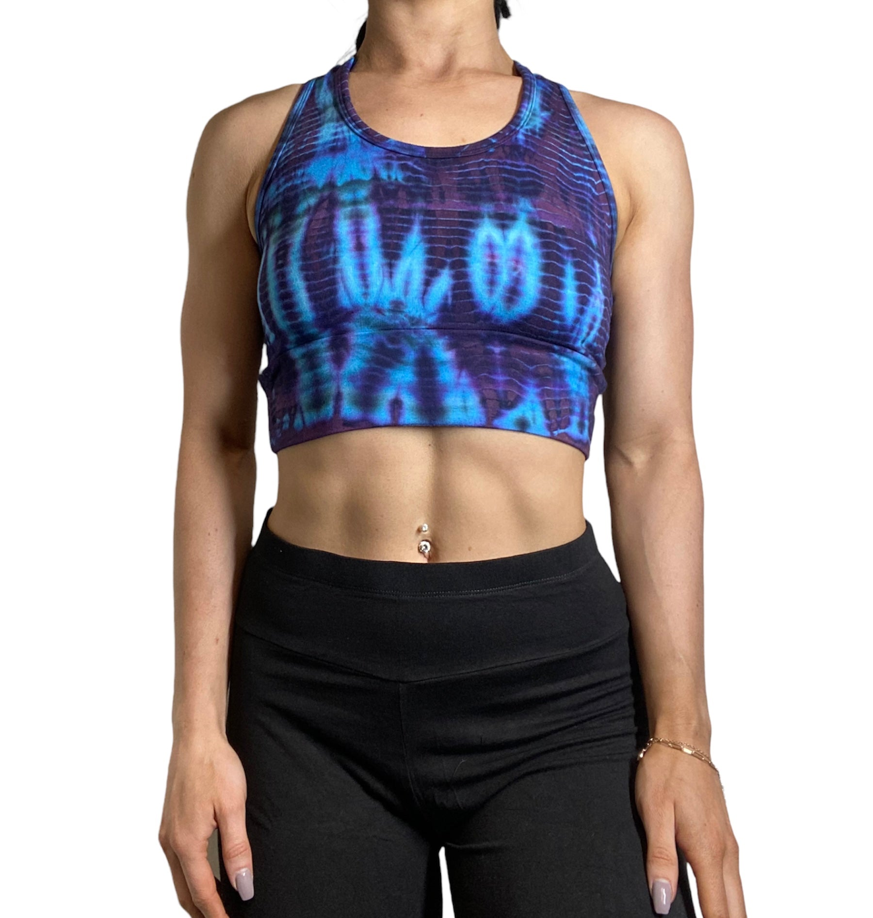 tie dye gym top