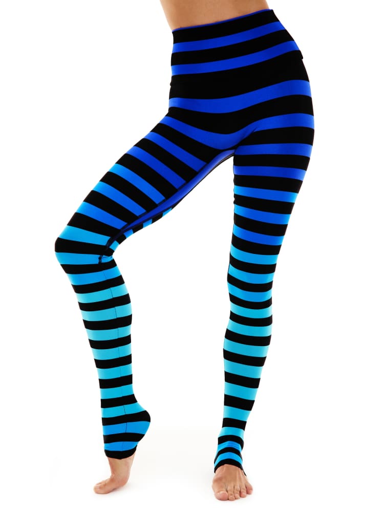 K-Deer Signature Alexis Stripe Legging - Fitness Fashions