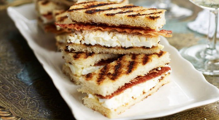 Bacon and Cheddar Tea Sandwiches