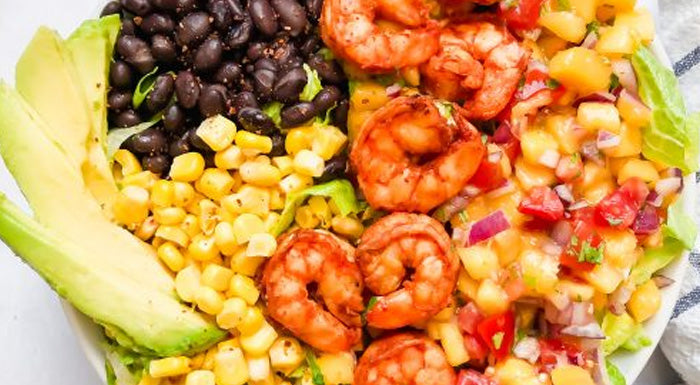 Chopped Taco Salad With Shrimp