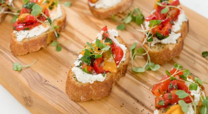 Goat Cheese Bruschetta