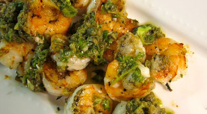 Grilled Shrimp with Oregano and Lemon
