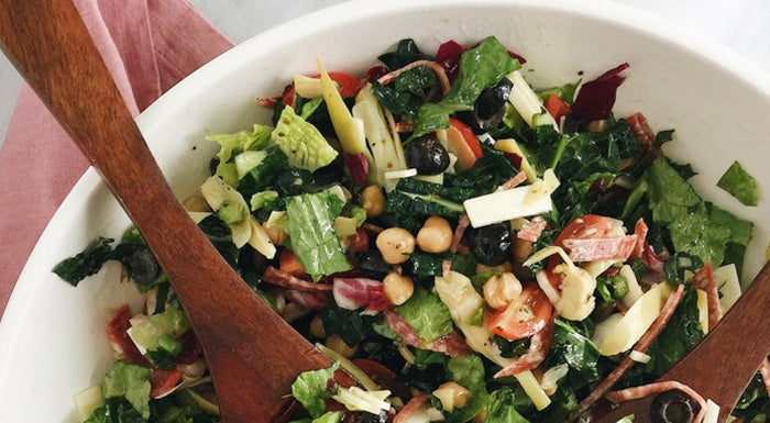 Kale Chopped Salad with Maple-Almond Vinaigrette