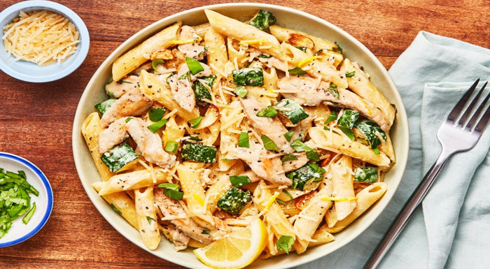 Penne With Chicken and Preserved Lemon