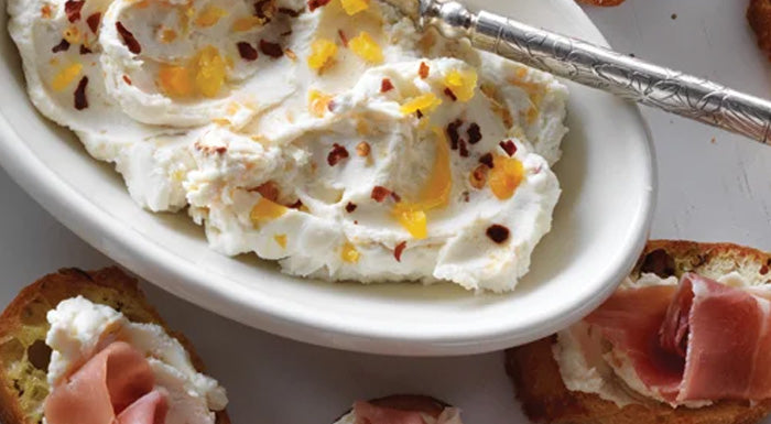 Endive Spears with Spicy Goat Cheese