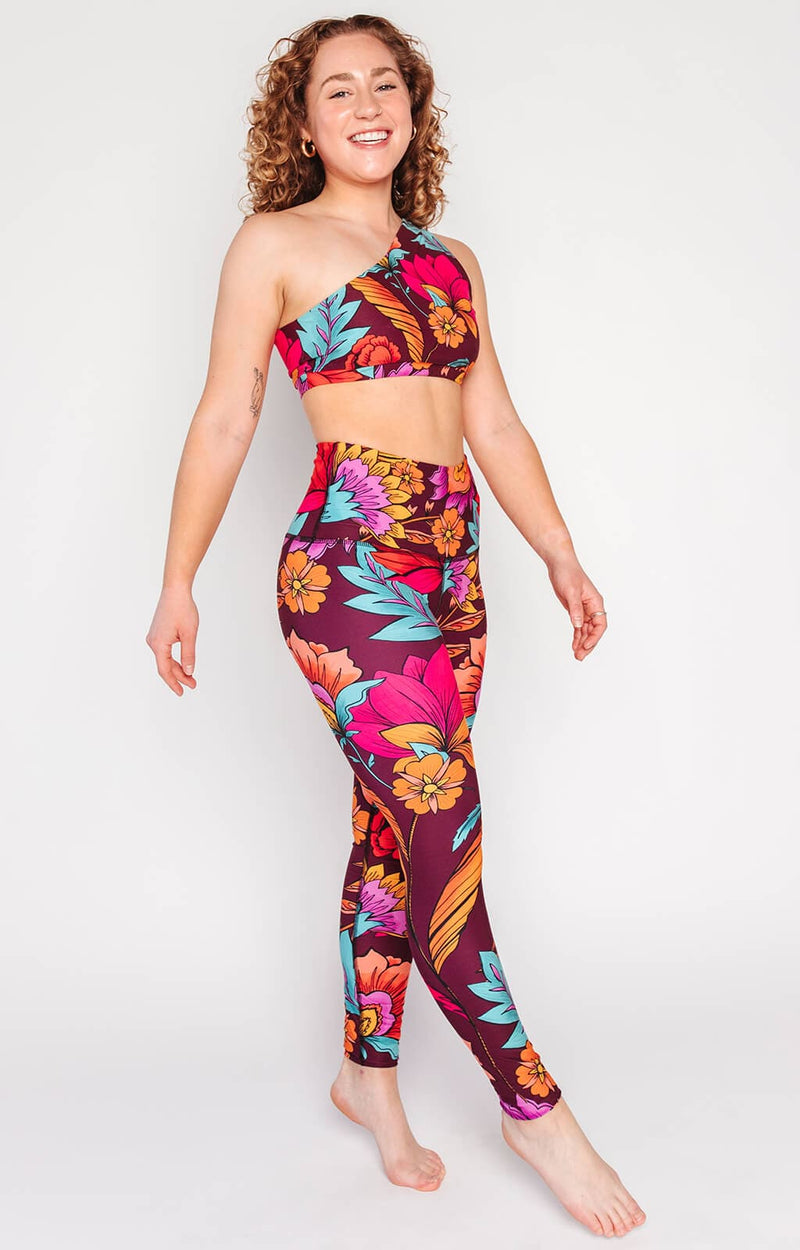 Indie Flow Printed Yoga Leggings by Yoga Democracy