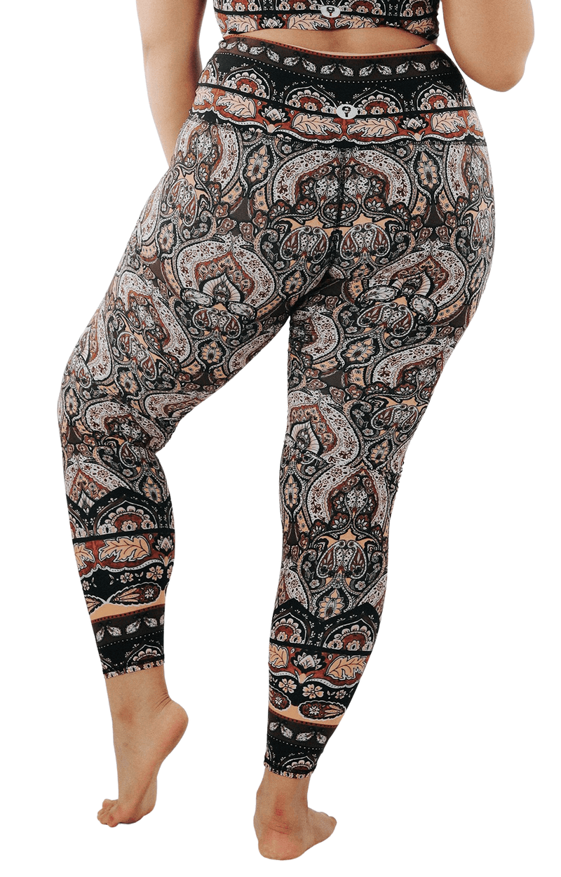 Espresso Yourself Printed Yoga Leggings by Yoga Democracy