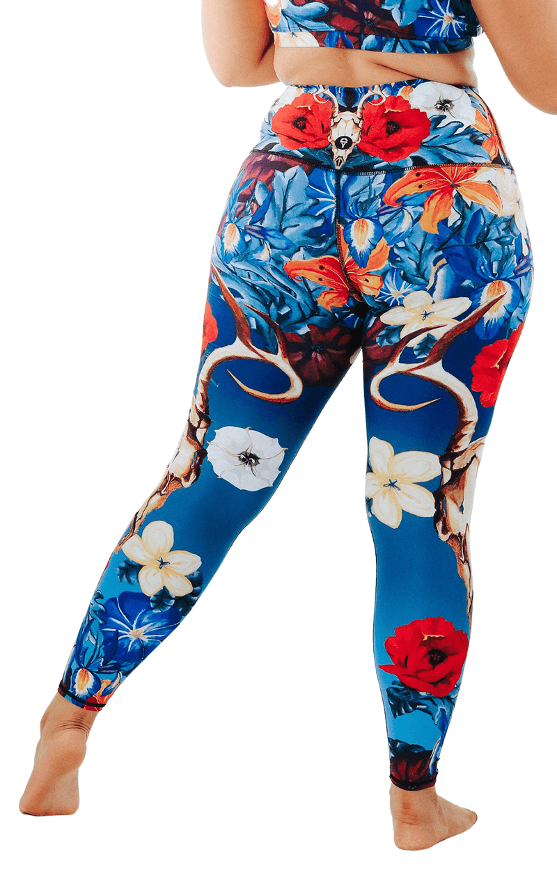 Georgia Printed Yoga Leggings by Yoga Democracy