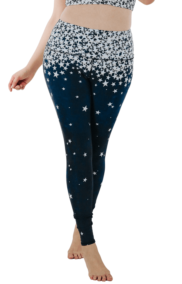 Star Struck Printed Yoga Leggings by Yoga Democracy