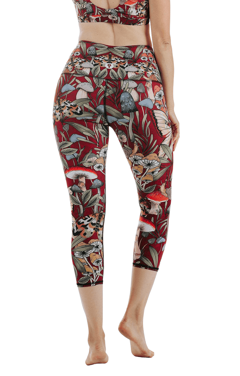 Fun Gal Printed Yoga Crops by Yoga Democracy