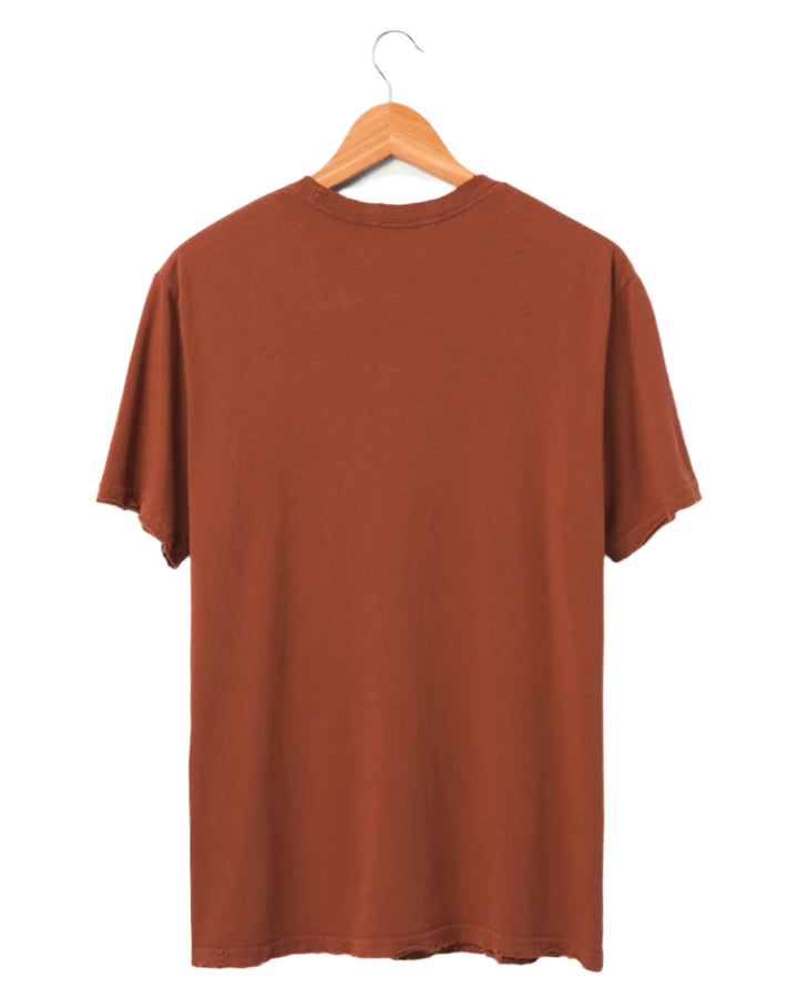 Bowie Station to Station Tee Shirt by Junk Food - Rust - Back View