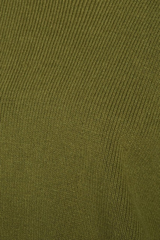 EMORY PARK OVER FITTED LONG SLEEVE SWEATER TOP