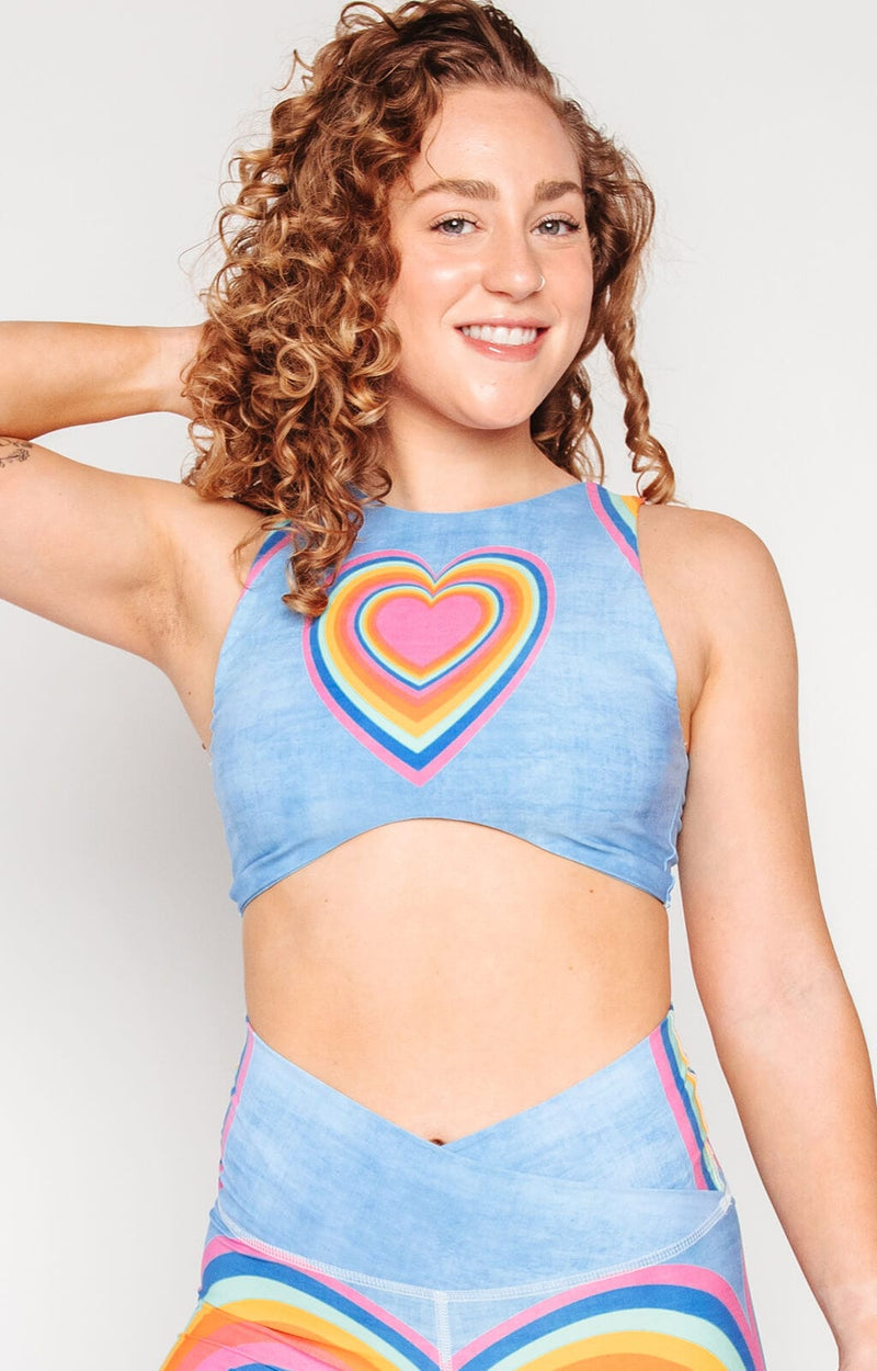 Twist & Turn Tank - Rainbow Love by Yoga Democracy