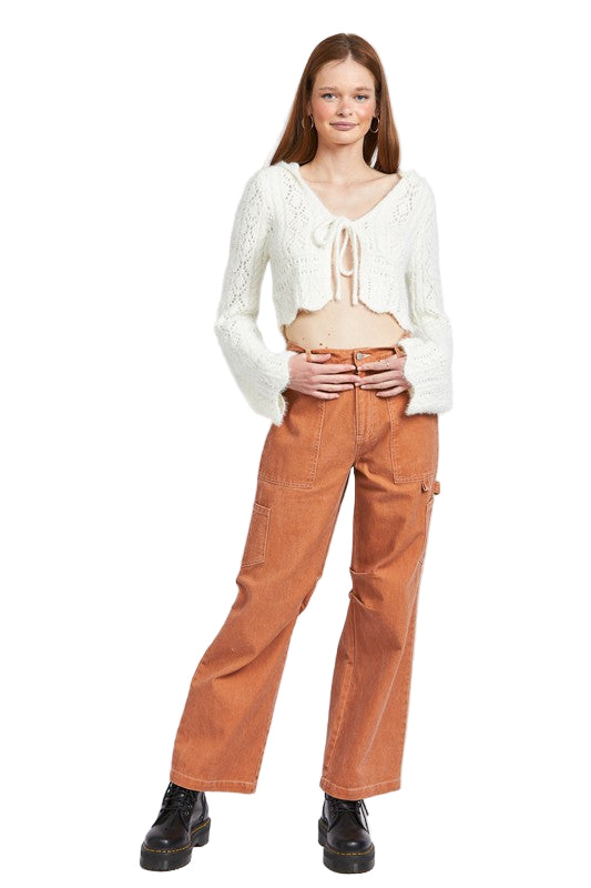 EMORY PARK HIGH RISE FIT CARGO PANTS - Front Full View