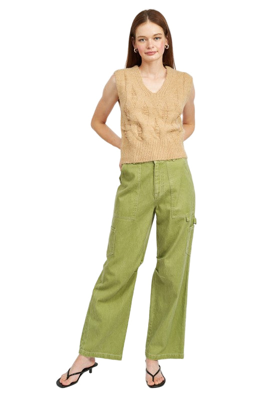 EMORY PARK HIGH RISE FIT CARGO PANTS - Front Full View