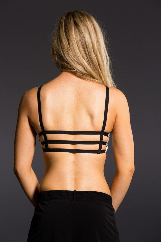 Onzie Hot Yoga Elastic Cage Bra Top 316