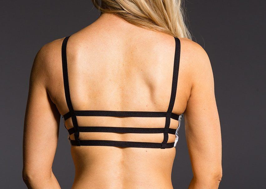 Onzie Hot Yoga Elastic Cage Bra Top 316