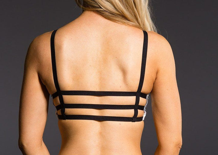 Onzie Hot Yoga Elastic Cage Bra Top 316