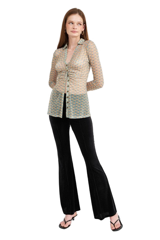 EMORY PARK HIGH RISE FLARED PANTS