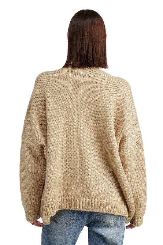 EMORY PARK OVERSIZED CARDIGAN - Back View