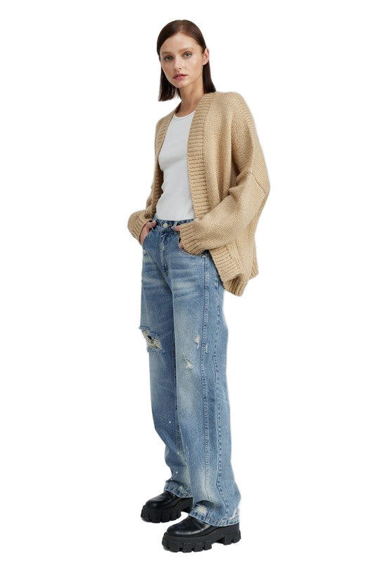 EMORY PARK OVERSIZED CARDIGAN - Side Full View