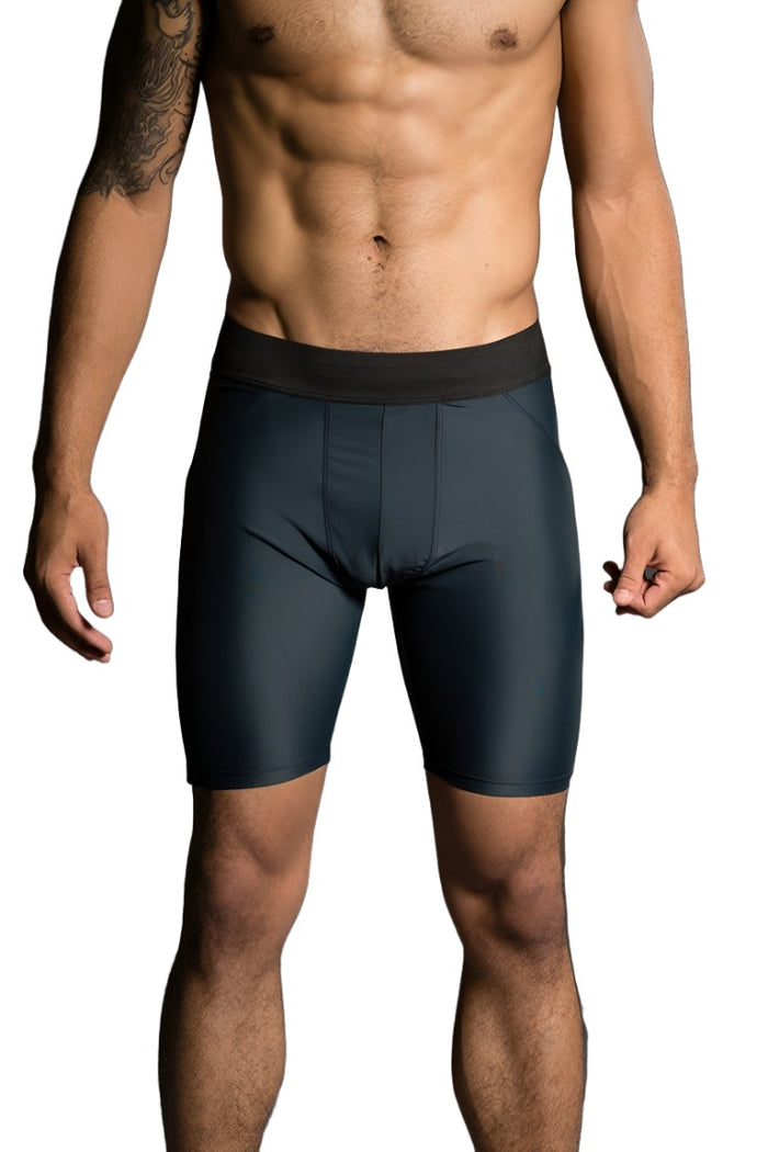 Mens tight fashion yoga shorts