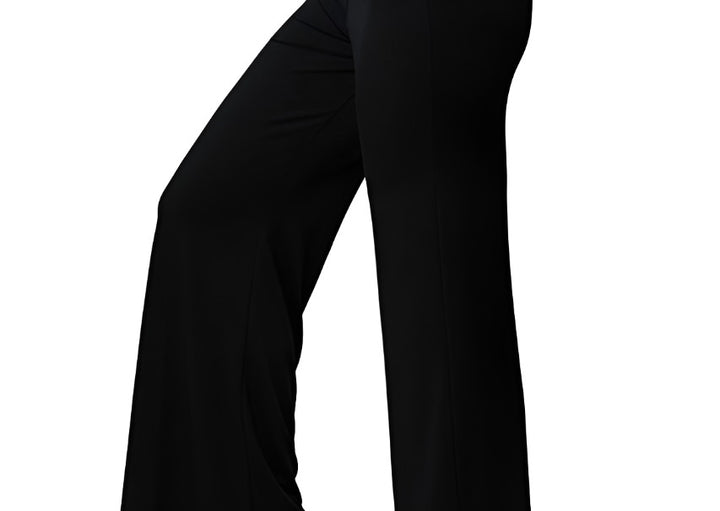 Onzie Hot Yoga Palazzo Pant 230 - Black - side close view