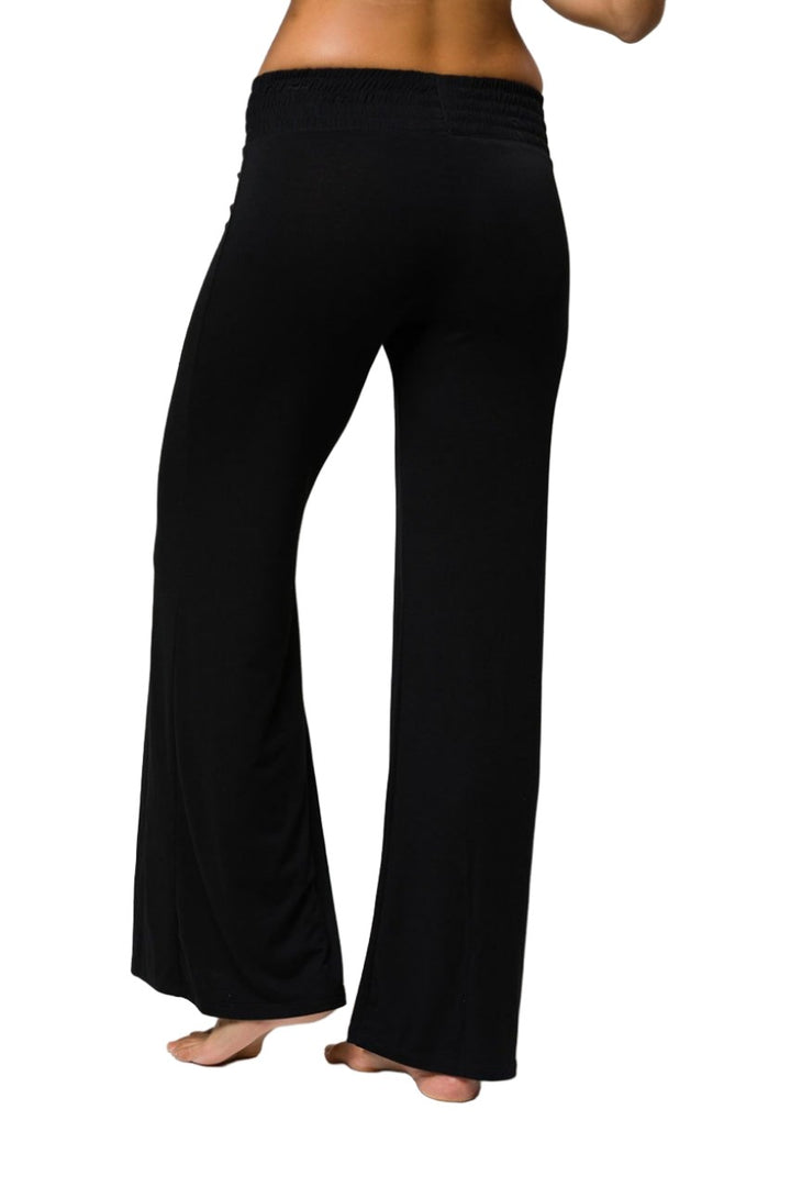 Onzie Hot Yoga Palazzo Pant 230 - Black - rear view