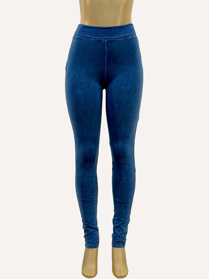 T-Party Fold Over MINERAL WASH LEGGING with Saddle Back Details CJ5701