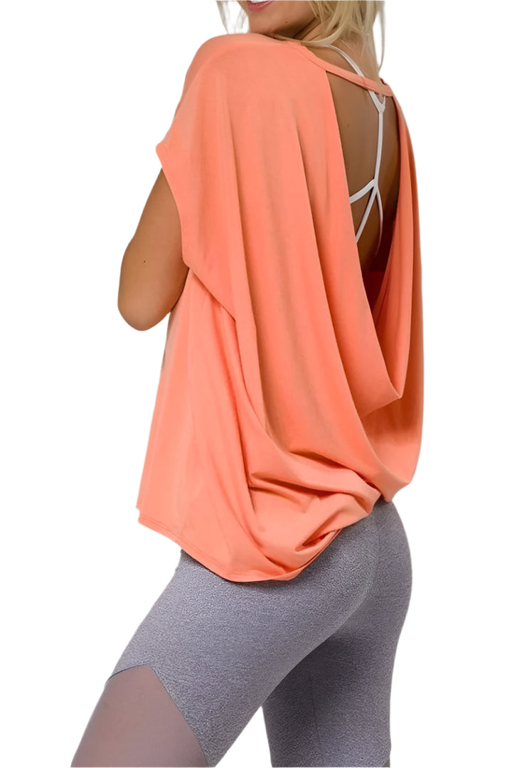 Onzie Hot Yoga Wear Drop Back Top 3056