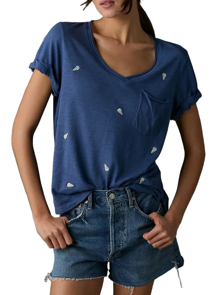 Ice cream cone tee TLA