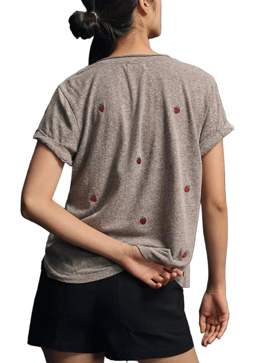 TLA Tee with Strawberries back