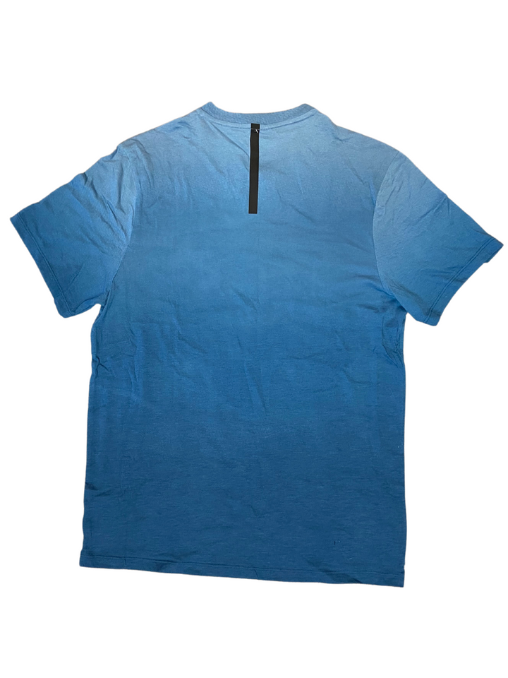 Onzie Yoga Mens Ombre V-Neck Tee Shirt 707 Black